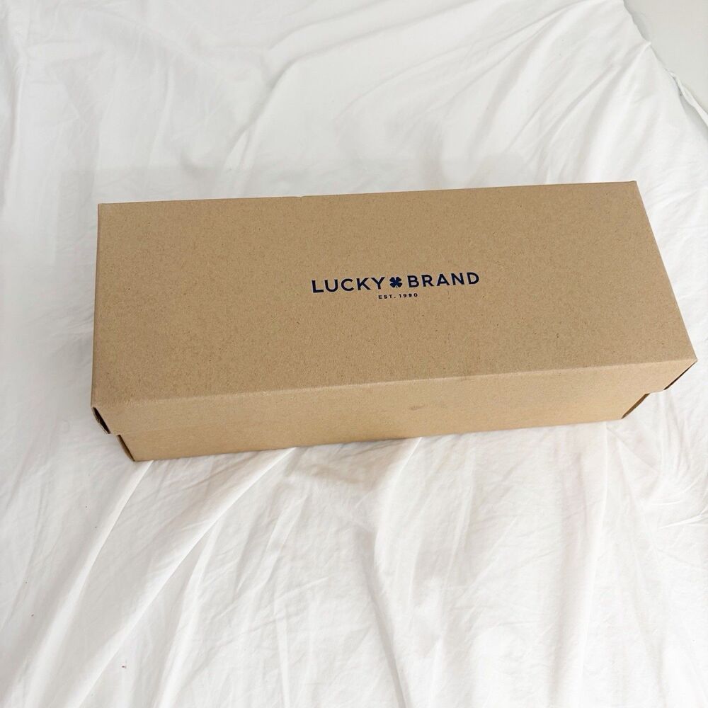 Lucky Brand Alba Womens Umber Ballet Square Toe Flat Size 8 1/2 8 LK-ALBA NIB - Picture 3 of 10